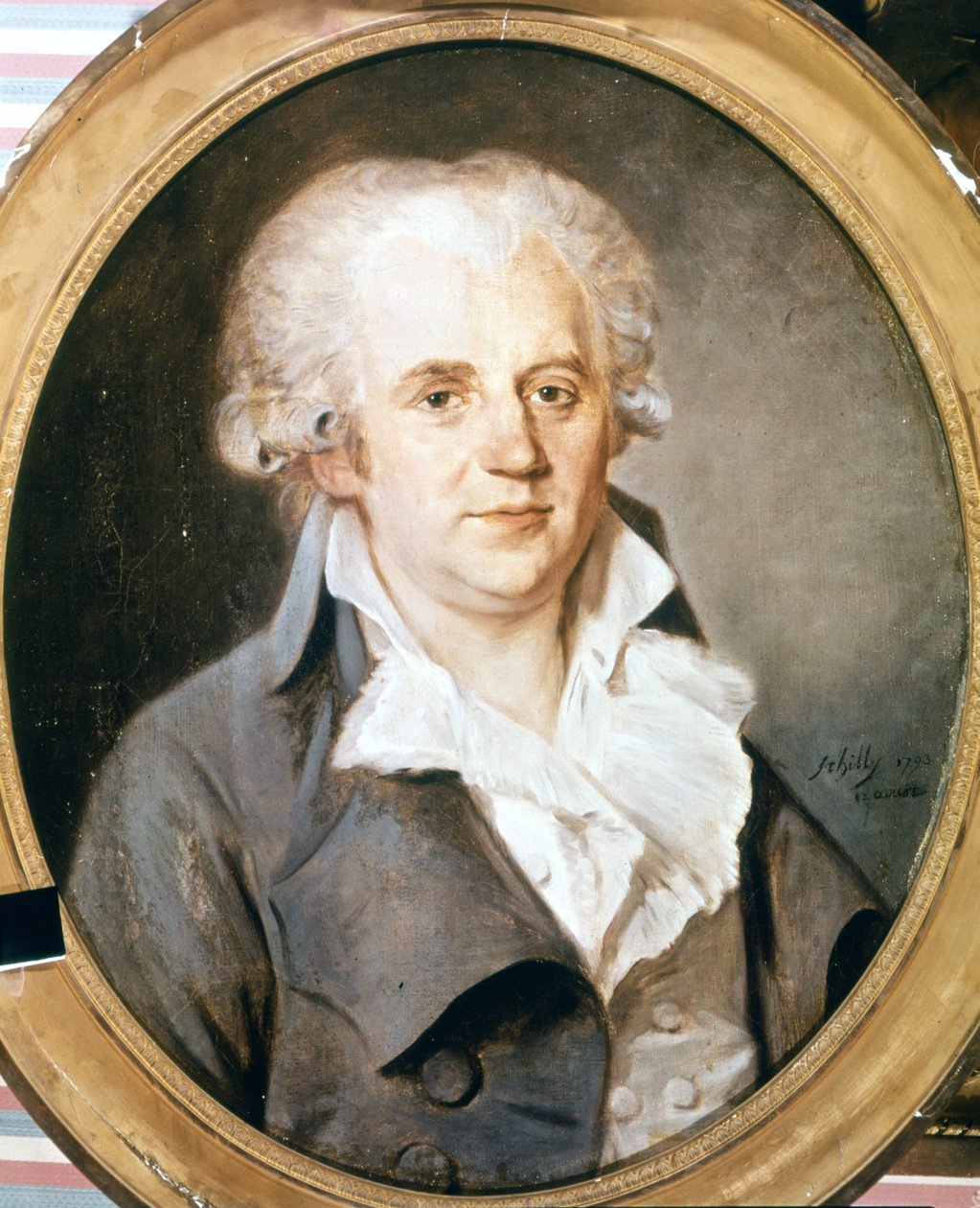 Georges Jacques Danton (1759 - 1794), kirjoittanut Schillyn, 12.08.1793. tekijältä L. L. Schilly