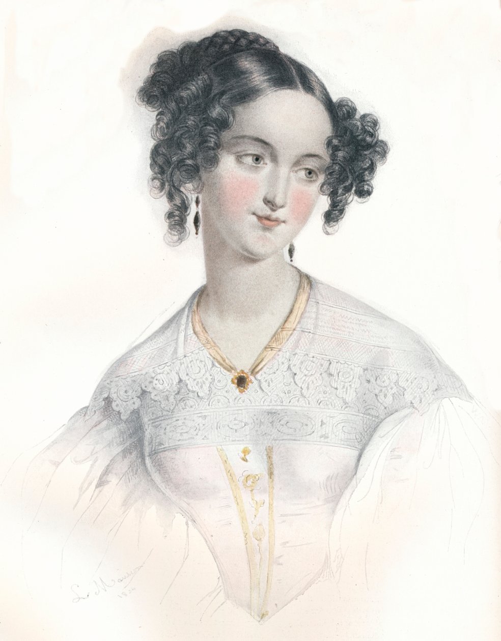 "Mary Teresa, Shrewsburyn kuudestoista jaarlin vaimo", 1834 tekijältä L Mansion