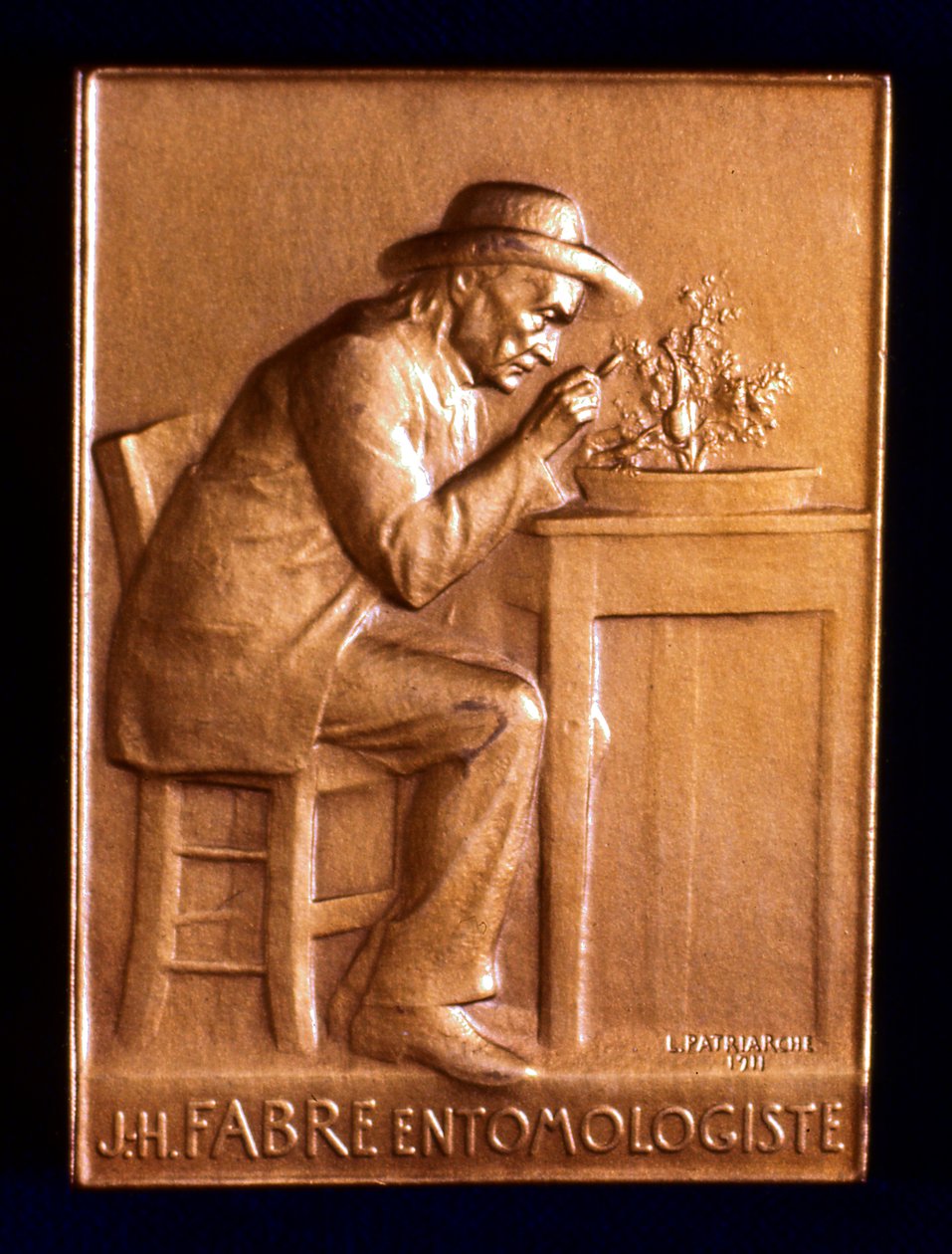 Jean Henri Fabre, ranskalainen entomologi, 1911 tekijältä L. Patriarche