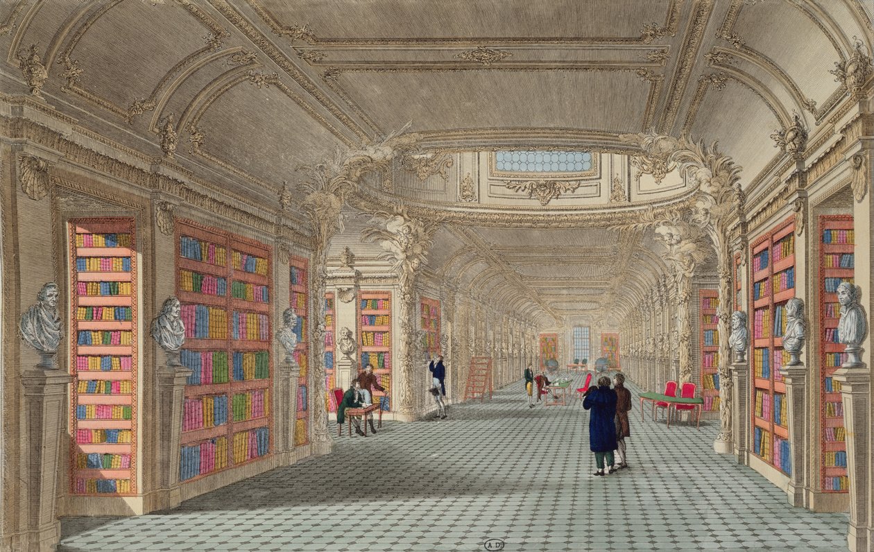 Bibliotheque du Pantheon, n. 1800 (värikaiverrus) tekijältä La Gardette