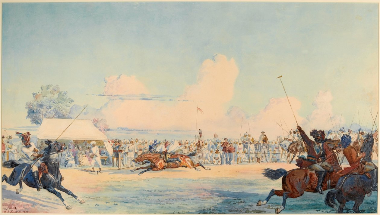 10. Bengal Lancers Teltankiinnityskilpailu tekijältä Lady  Butler