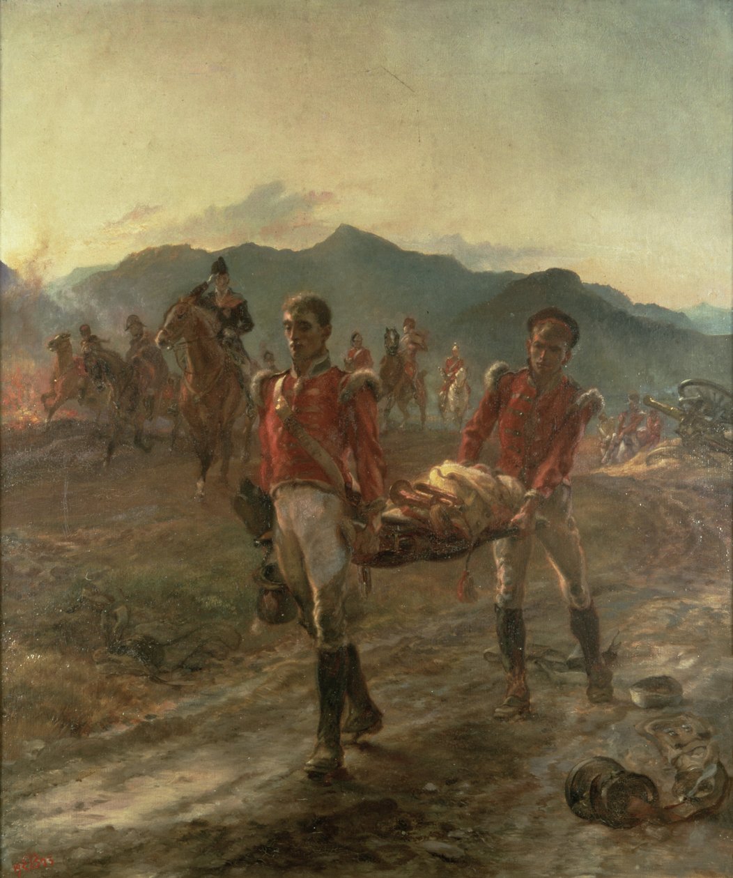 Talaveran taistelun jälkeinen aamu (1809) tekijältä Lady Butler