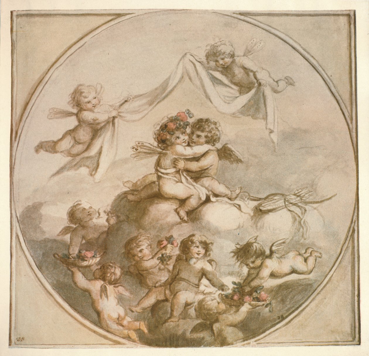 "Amor ja Psyche", 1903 tekijältä Lady Diana Spencer