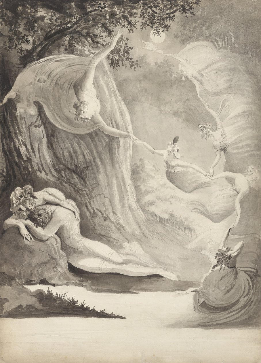 Paimenen unelma, noin 1820 tekijältä Lady Georgina North