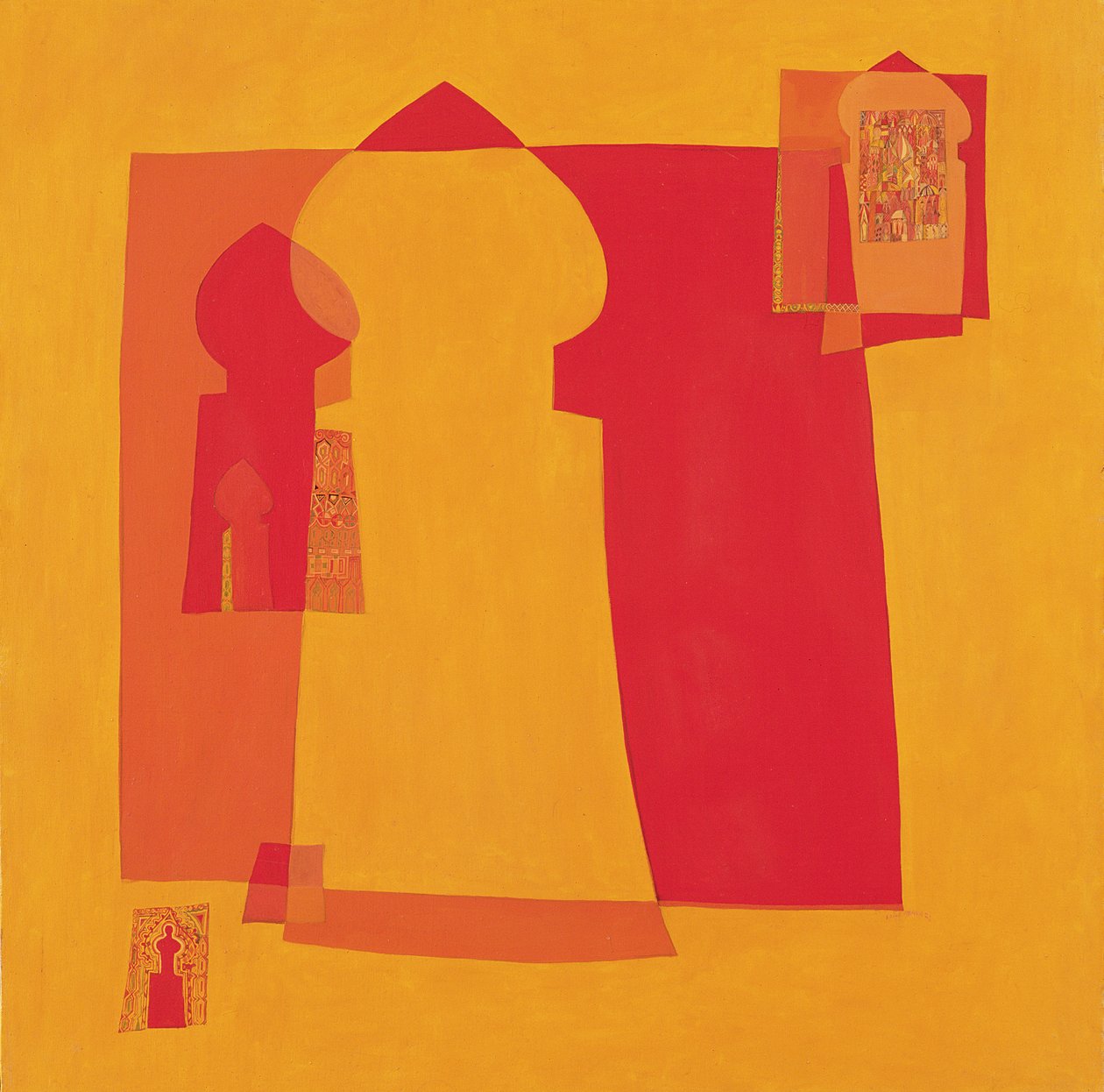 Gates, n. 1970-02 (painettu) tekijältä Laila Shawa