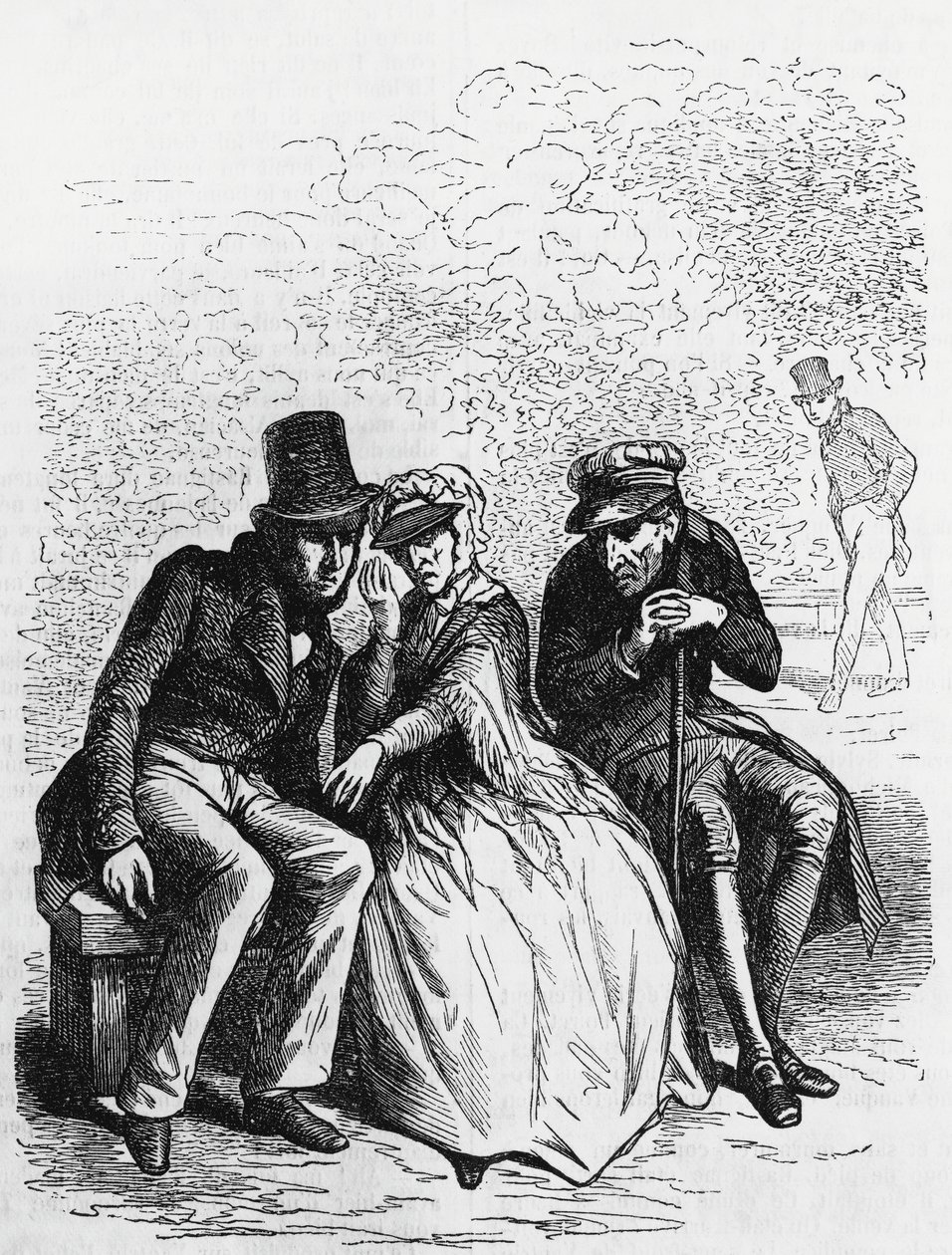 Kuvitus isä Goriotille, Honore de Balzacin (1799-1850) romaani moniosaisesta kokoelmasta Human Comedy, kaiverrus Laisne tekijältä Laisne Laisne