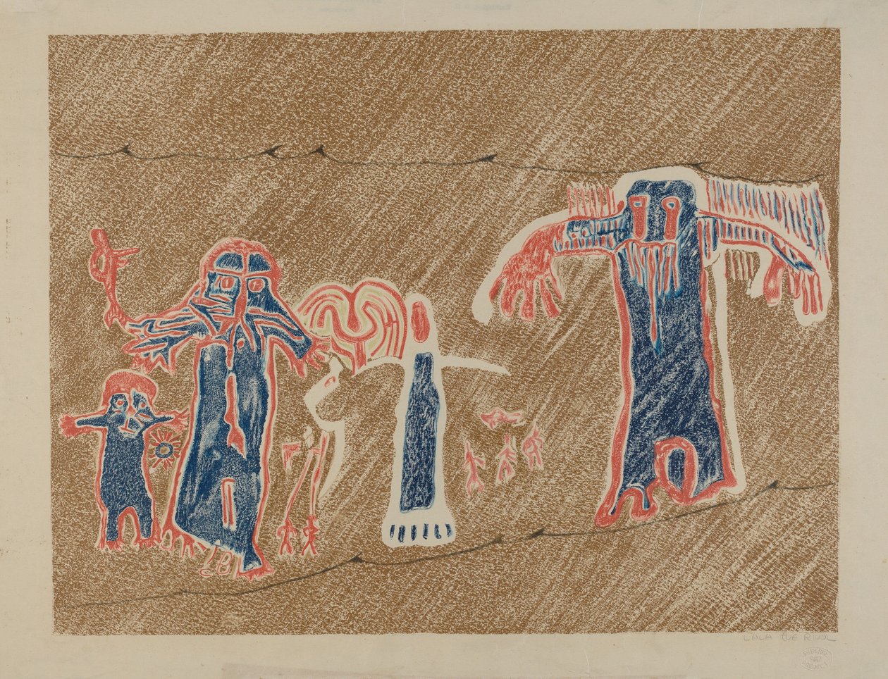Petroglyph - Ihmishahmot tekijältä Lala Eve Rivol