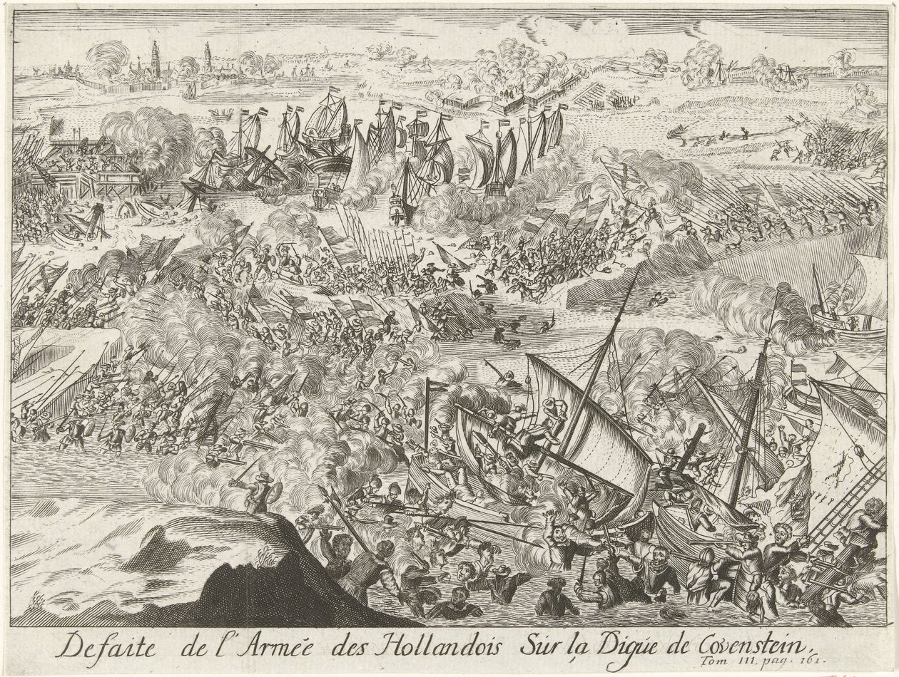 Taistelu Kauwensteinin padon puolesta, 1585 Defaite de l