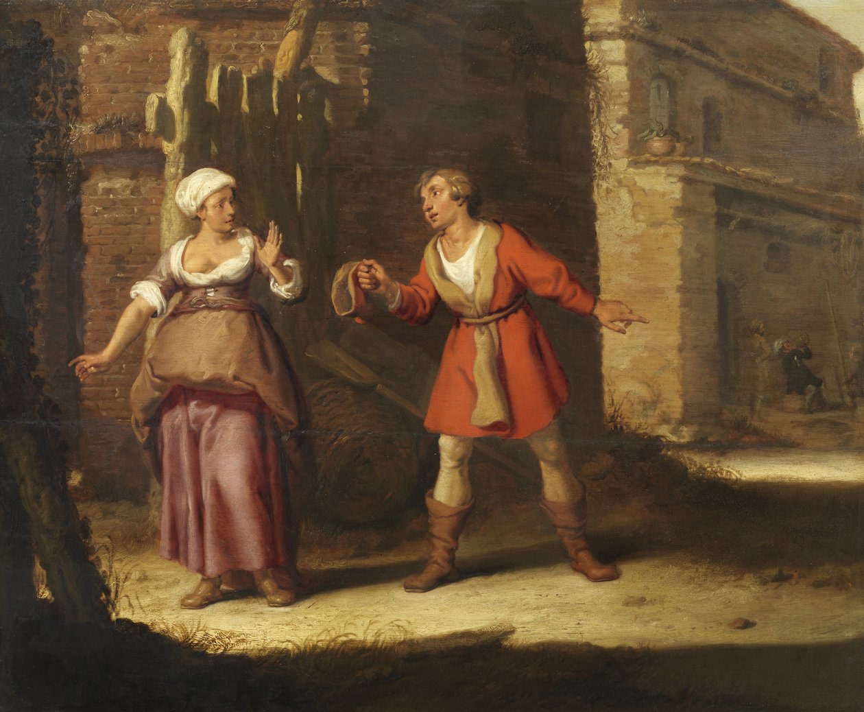 Abigail ja Nabal tekijältä Lambert Jacobsz.