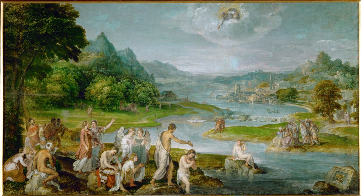 Kristuksen kaste tekijältä Lambert Sustris