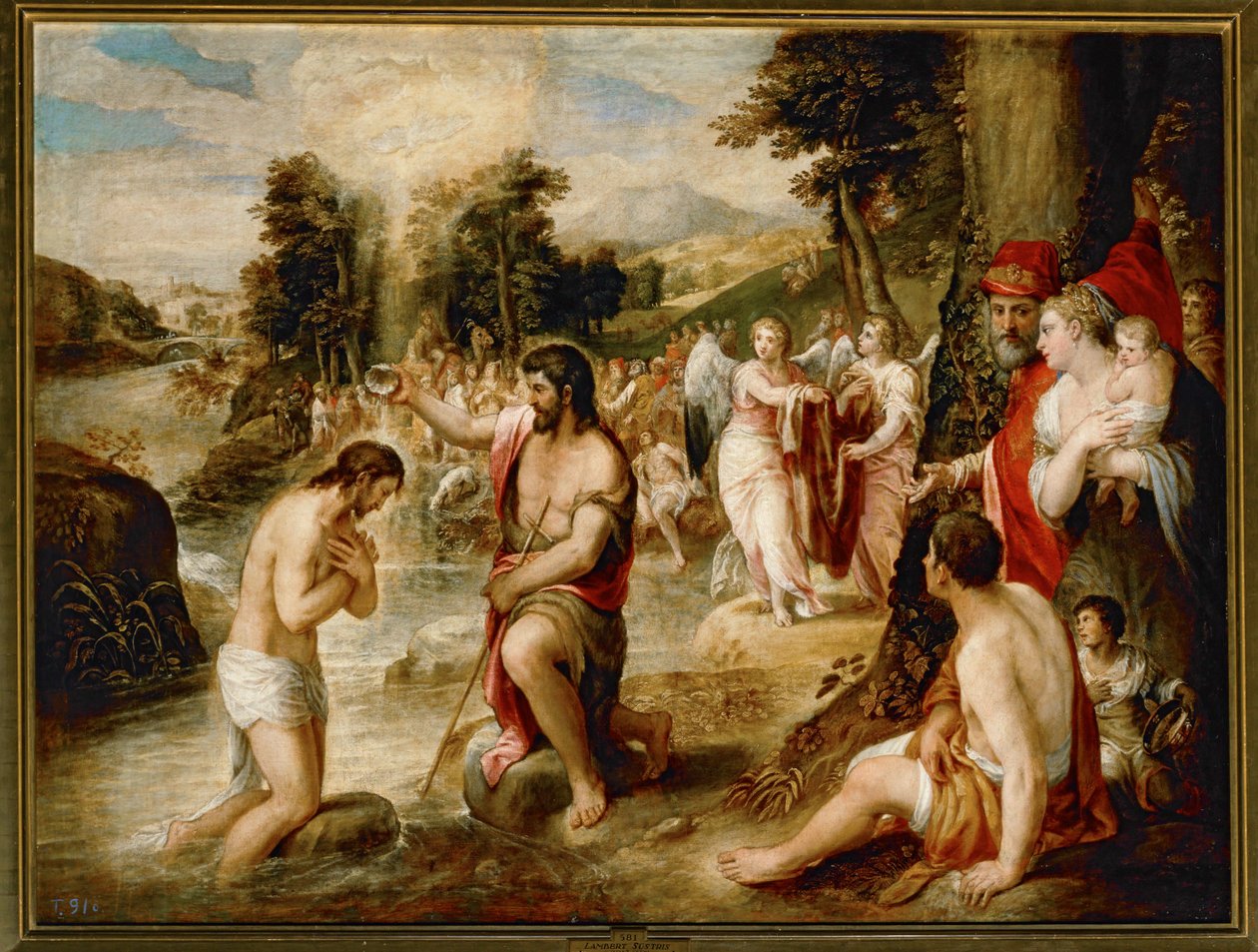 Kristuksen kaste ... tekijältä Lambert Sustris