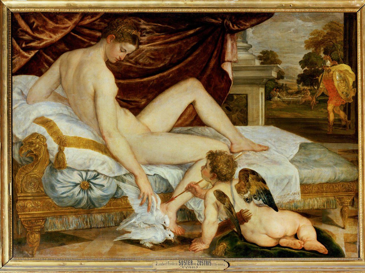 Venus ja rakkaus - Venus ja Amor ... tekijältä Lambert Sustris