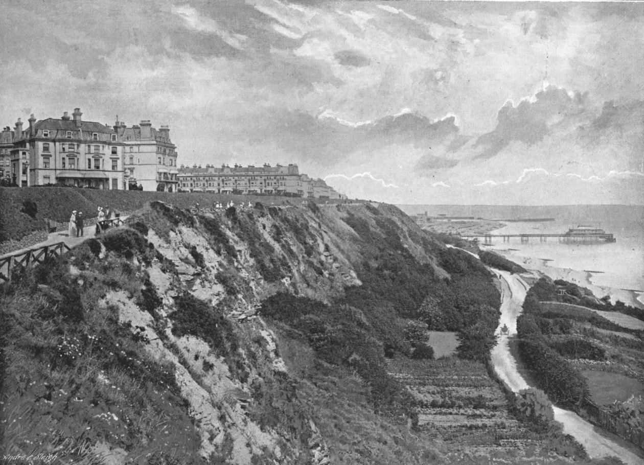 Folkestone: The Lees, c1900 tekijältä Lambert Weston and Son