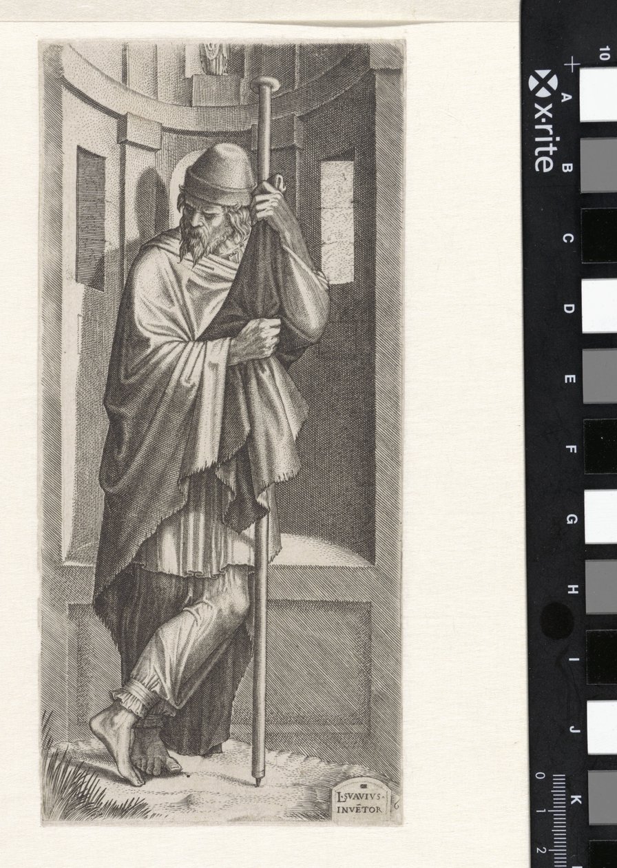 Apostoli Jaakob Suurempi Kristus, kaksitoista apostolia ja Paavali (sarjan nimi) tekijältä Lambertus Suavius