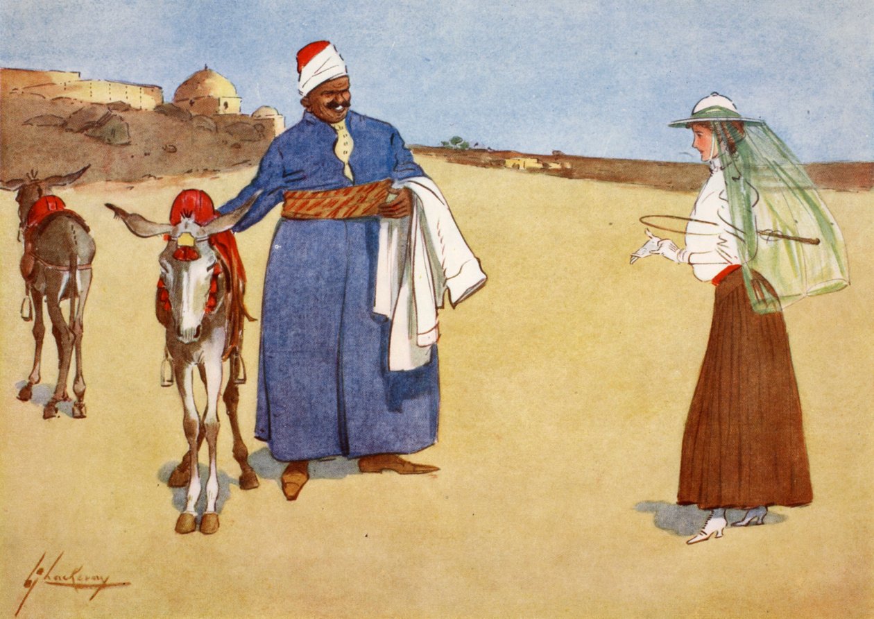 Beauty and the Beasts, elokuvasta "The Light Side of Egypt", 1908 tekijältä Lance Thackeray