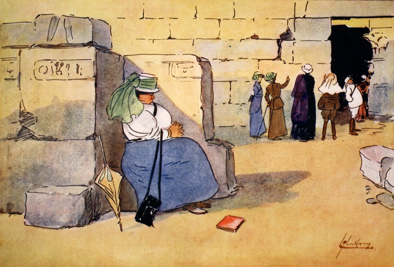 Fed Up!, elokuvasta The Light Side of Egypt, 1908 tekijältä Lance Thackeray