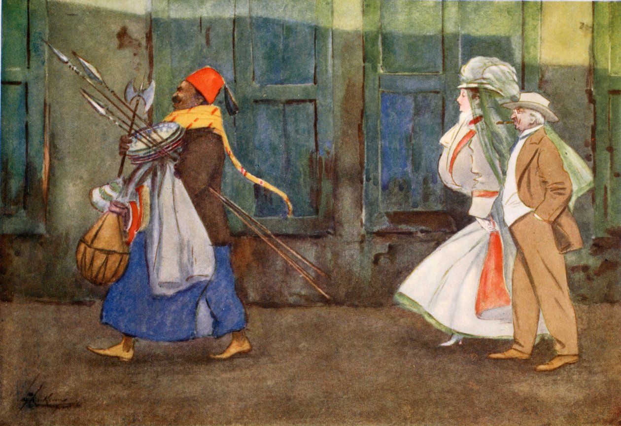 Lahjat Birminghamista, "The Light Side of Egypt", 1908 tekijältä Lance Thackeray