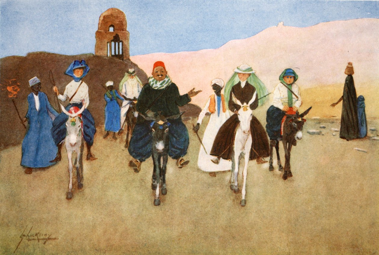 Should Women Ride Astride, elokuvasta The Light Side of Egypt, 1908 tekijältä Lance Thackeray