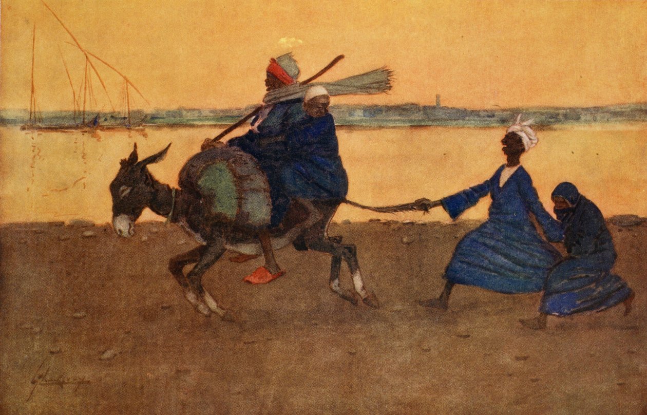 The Silly Ass, elokuvasta The Light Side of Egypt, 1908 tekijältä Lance Thackeray