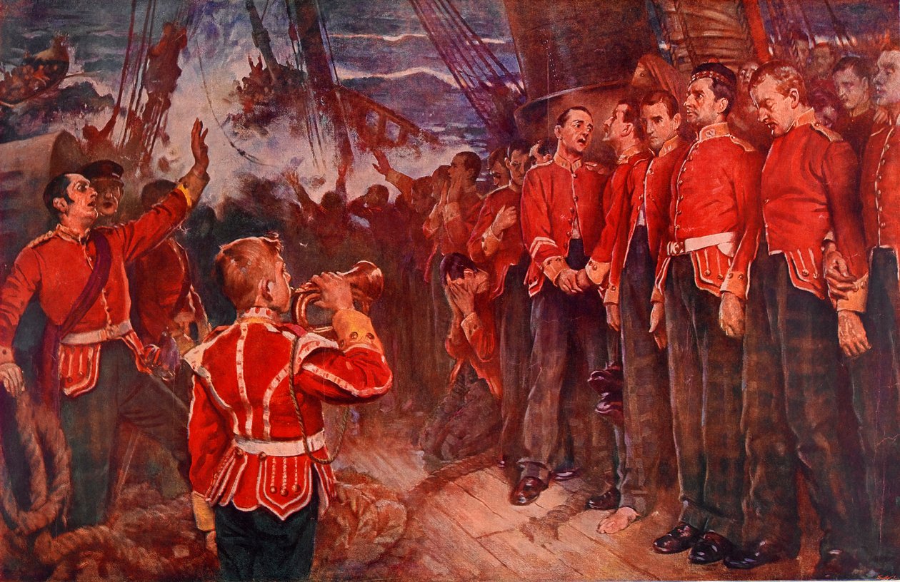 Birkenheadin uppoaminen, 25. helmikuuta 1852 (valokuva) tekijältä Lance Calkin