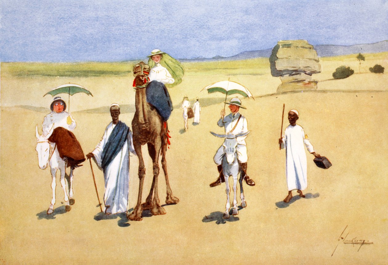 Pyramidien ympärillä, 1908. tekijältä Lance Thackeray
