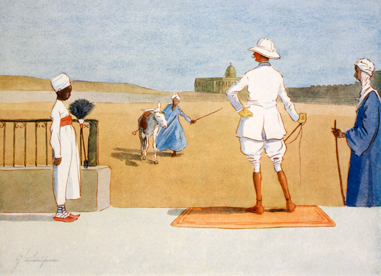 "The Dandy Tourist", 1908. tekijältä Lance Thackeray