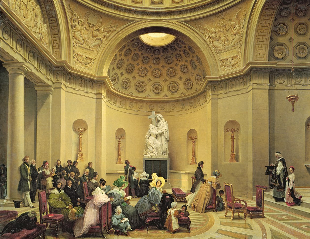 Messu sovituskappelissa, 1830-48 tekijältä Lancelot Théodore Turpin de Crissé de Crissé