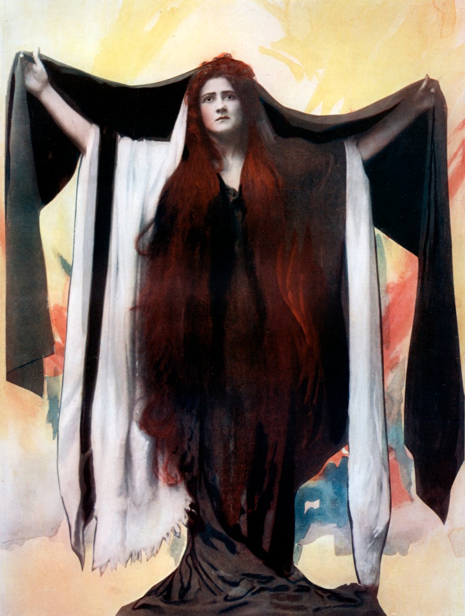 Maud Jeffries Herodeksessa, vuonna 1902. tekijältä Langfier Photo