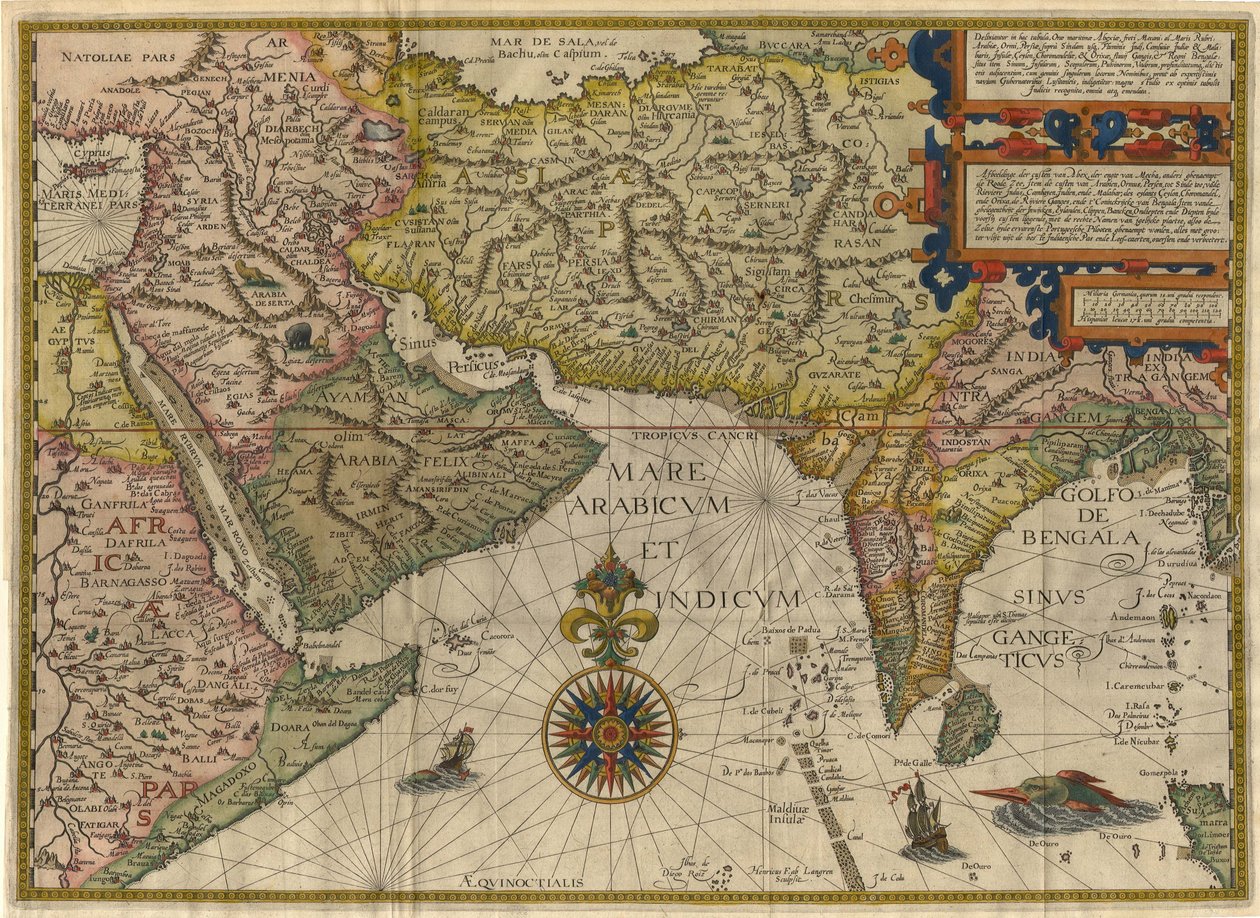 Deliniantur hac tabula ... Afbeeldinge der - Valmistettu Amsterdamissa tekijältä Langren Henricus