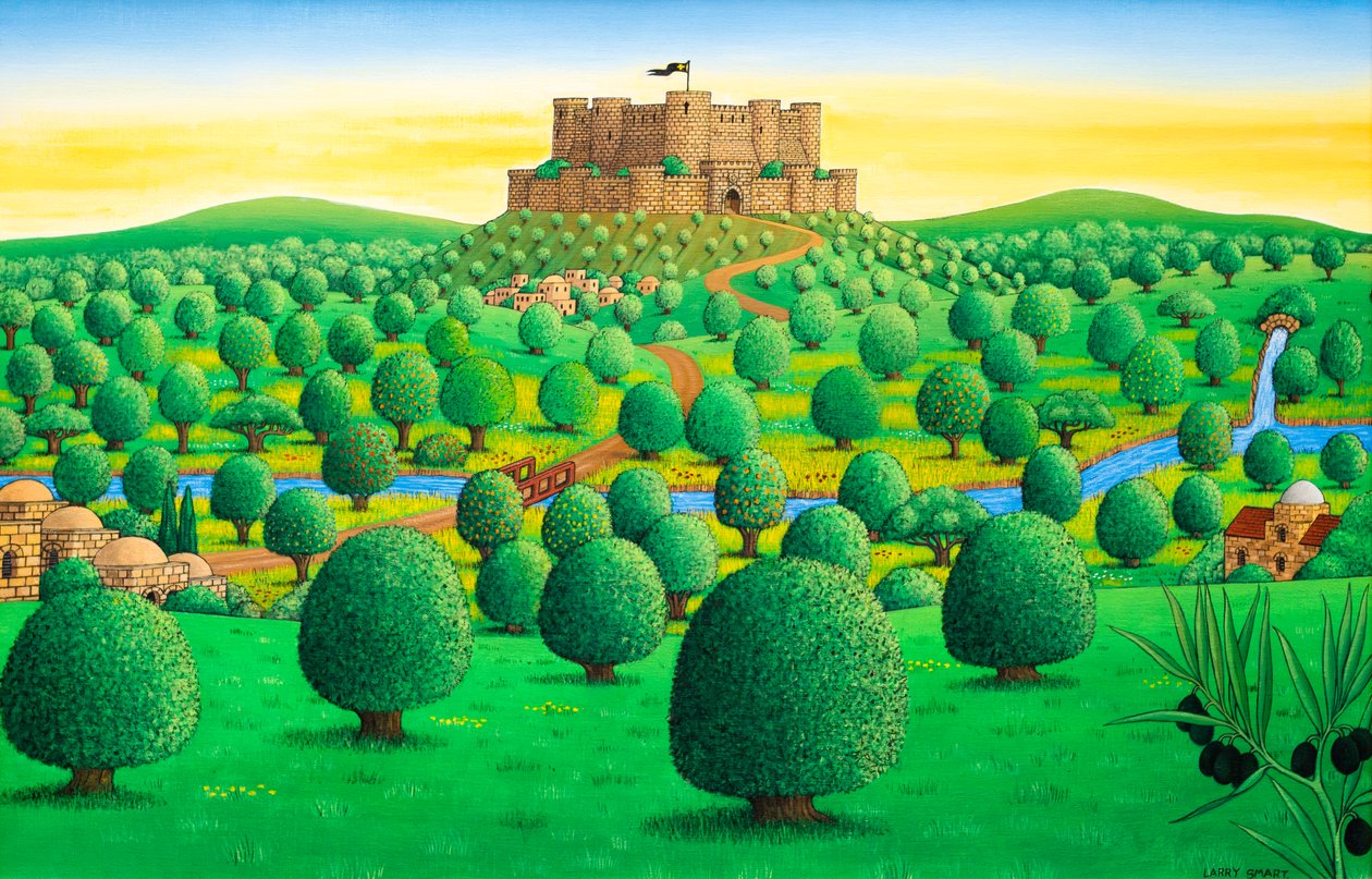 Krak des Chevaliers - Syyria, 1999 tekijältä Larry Smart