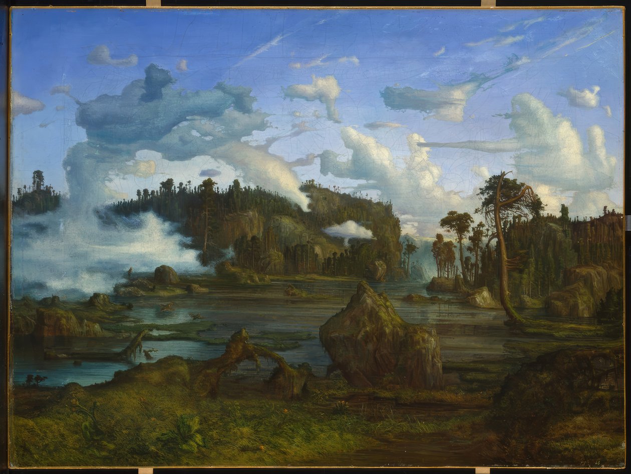 Skogtjern, vuoristojärvi tekijältä Lars Hertervig