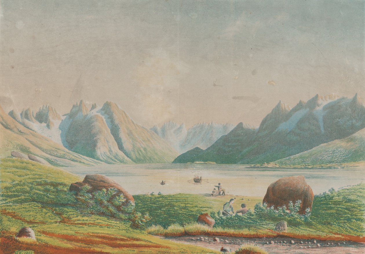 Kuggsuak-järvi Tasermiutissa, Grönlannissa, tekijältä Lars Møller