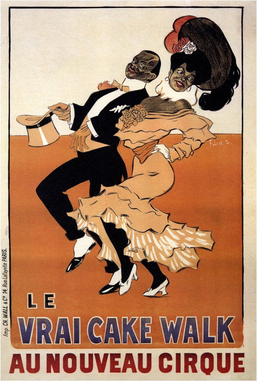 Todellinen kakkukävely uudessa sirkuksessa, n. 1901-1902 tekijältä Laskowski