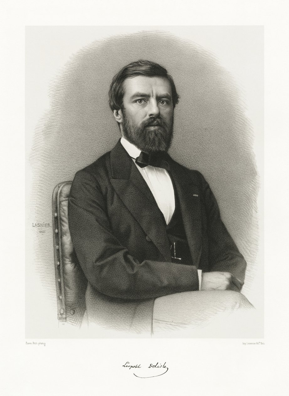 Léopold Victor Delisle, 1865-66 tekijältä Lasnier