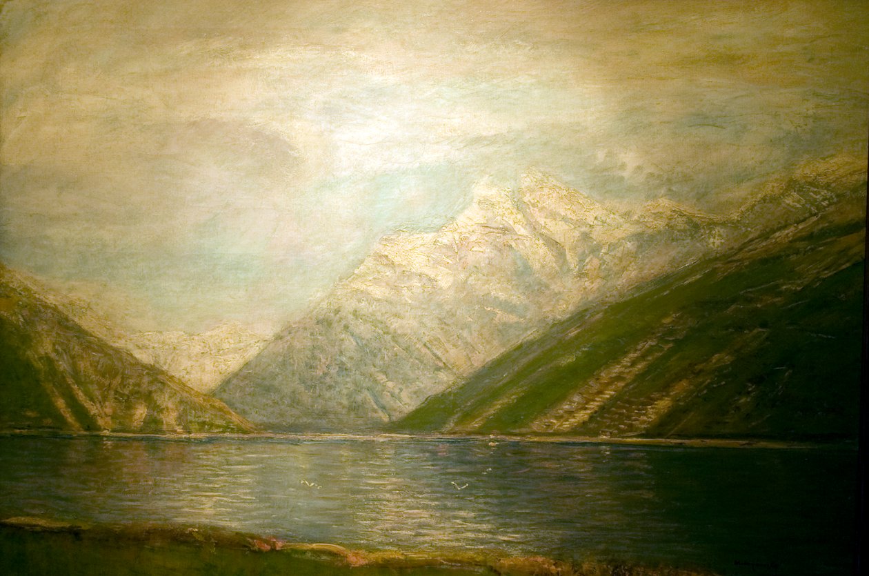 Tatrai tonEnglanti: Lake_in_the_Tatrasn tekijältä Laszlo Mednyanszky