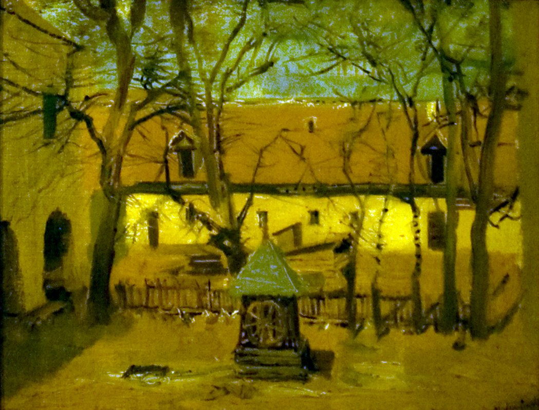 UdvarreszletnEnglish: Detail_of_a_Courtyardn tekijältä Laszlo Mednyanszky