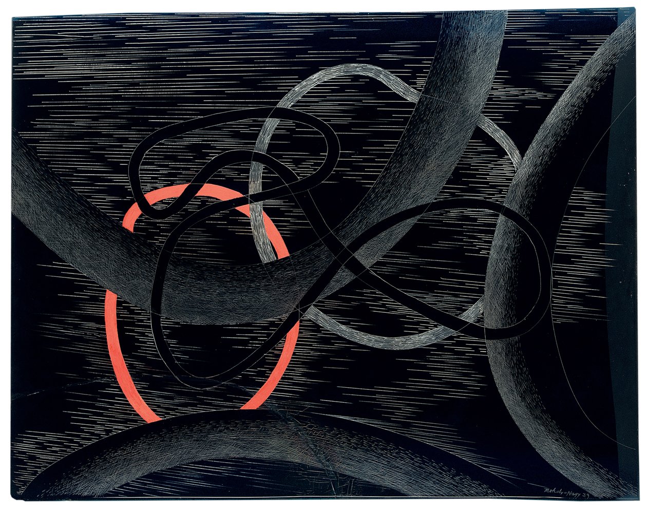 Sävellys, 1939 tekijältä Laszlo Moholy Nagy