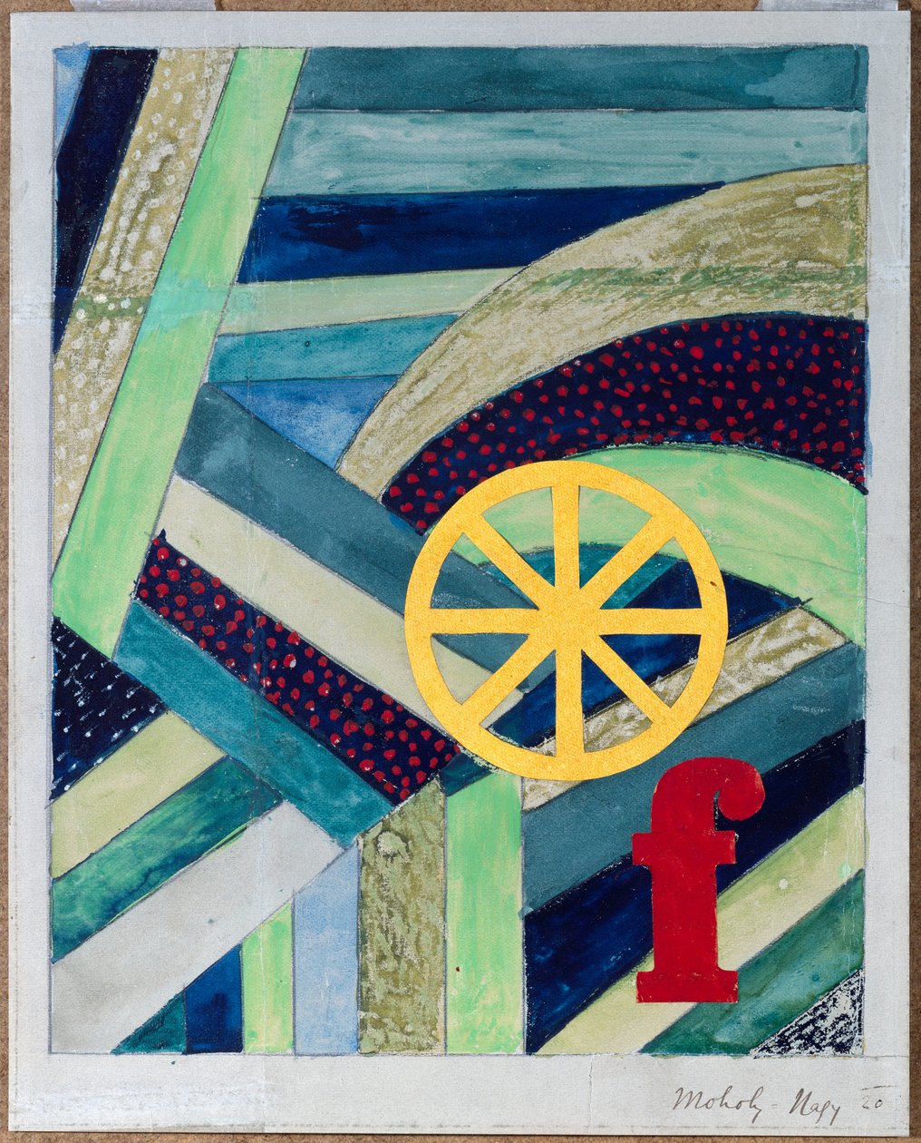 F Feldissä, 1920 tekijältä Laszlo Moholy Nagy