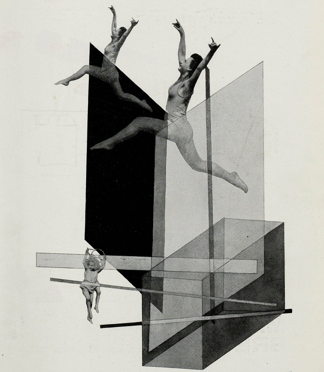 Ihmismekaniikka monimuotoisuus. Bauhausin näyttämöltä Bauhausin näyttämö, 1925. tekijältä Laszlo Moholy Nagy
