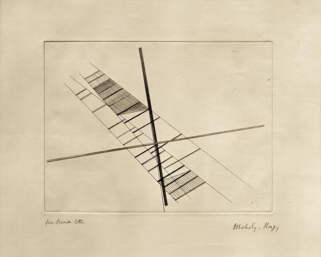 Leikkaavat diagonaalit tekijältä Laszlo Moholy Nagy