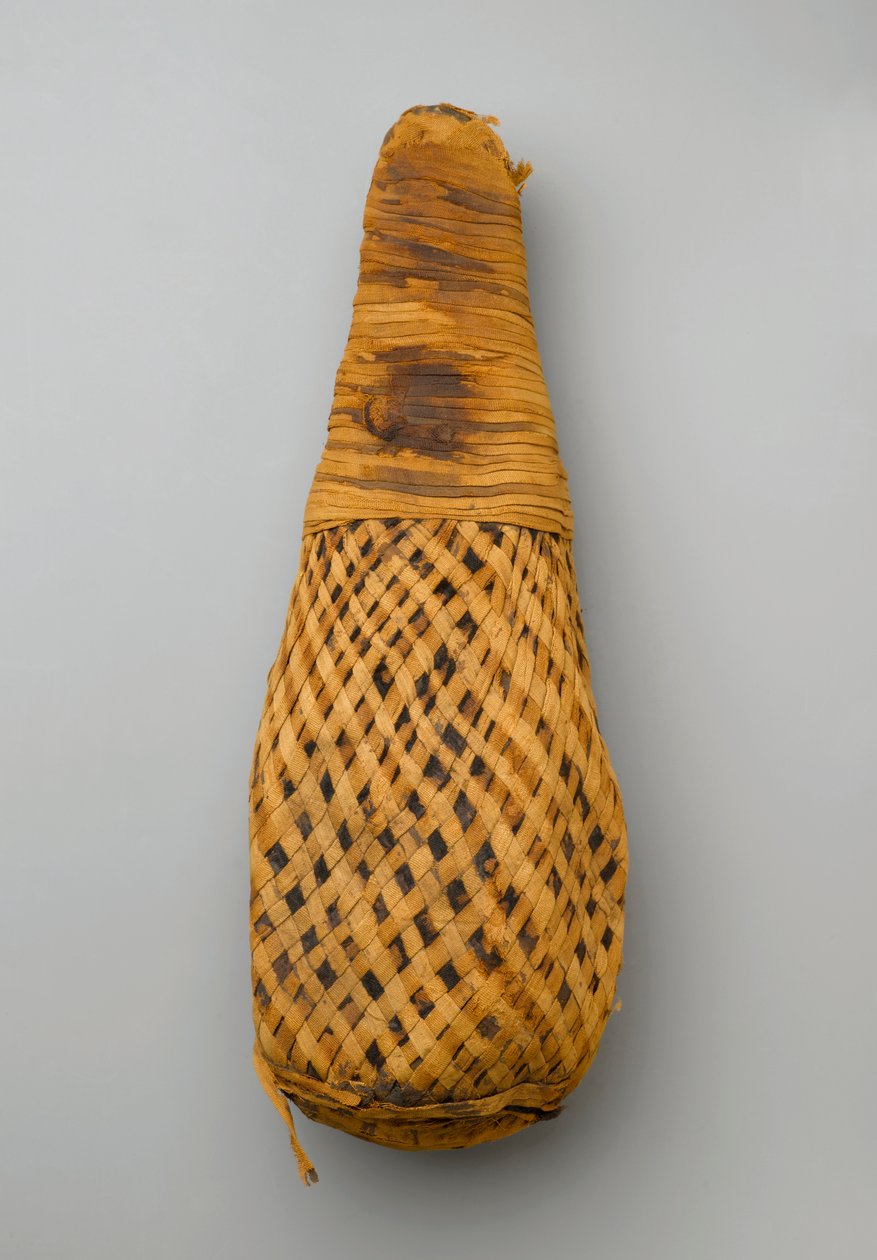 Iibiksen muumio, 664-332 eKr. (eläinjäännökset ja pellava) tekijältä Late Period Egyptian