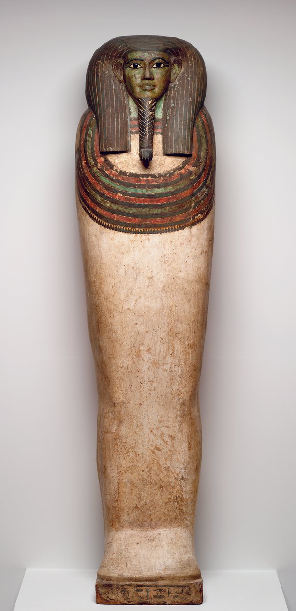 Horankhin arkku, noin 700 eKr. (puu, gesso, maali, obsidiaani, kalsiitti ja pronssi). tekijältä Late Period Egyptian