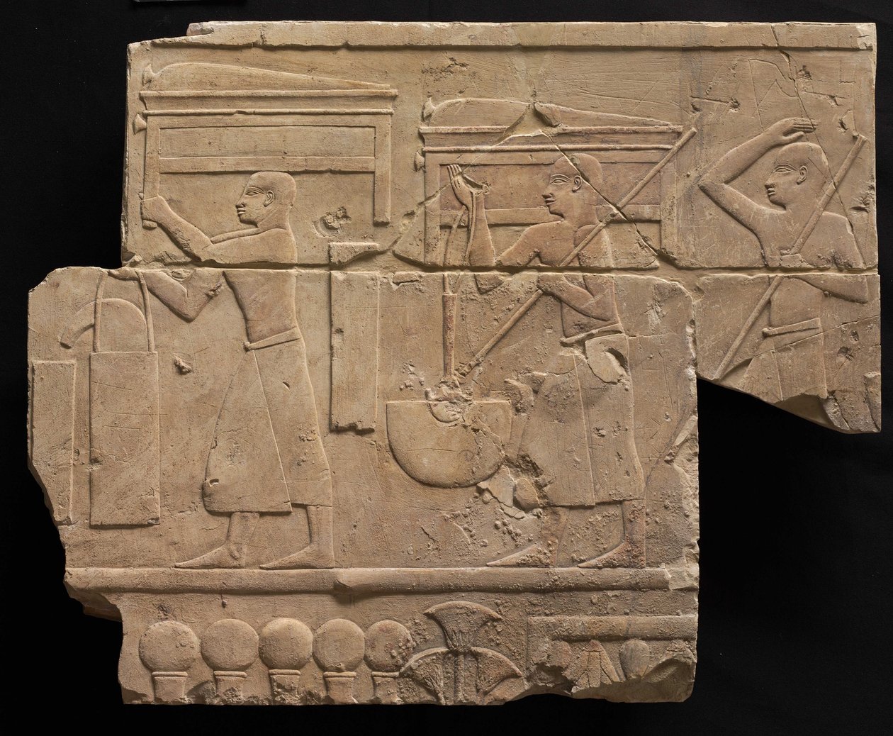 Miesten hautavarusteita, 667-647 eKr tekijältä Late Period Egyptian