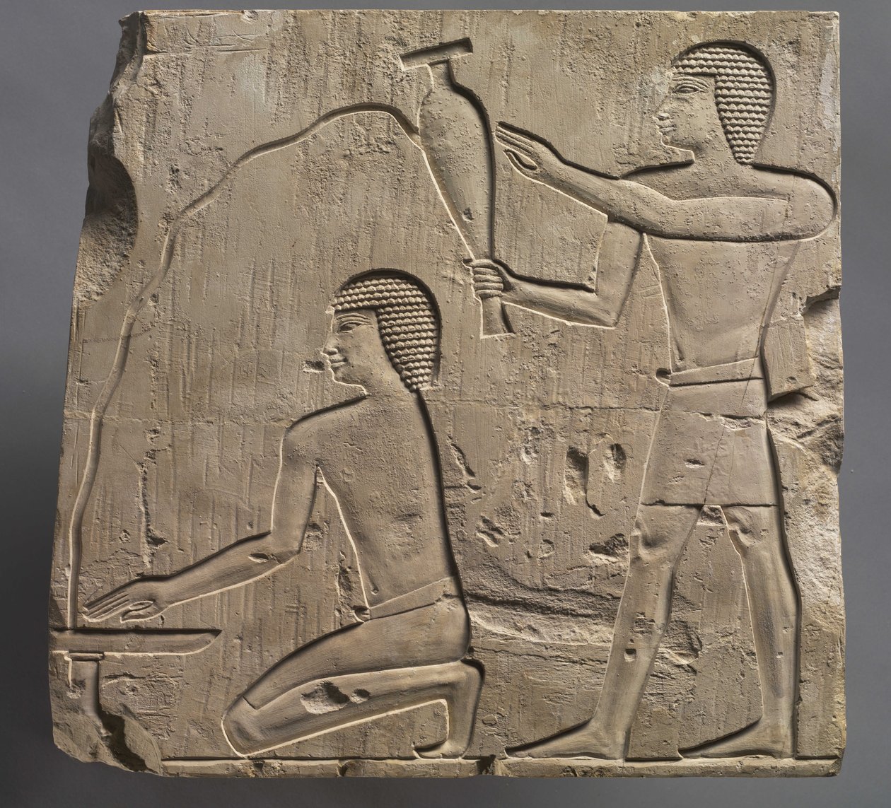Papit suorittavat hautajaisia, noin 667-647 eKr tekijältä Late Period Egyptian
