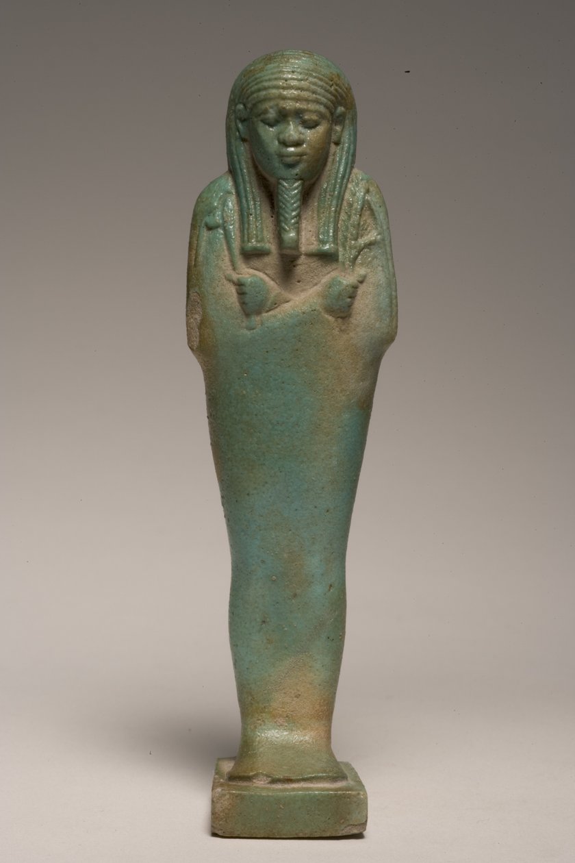 Shabti-figuuri Padineithille (fajanssi) (katso myös 247997) tekijältä Late Period Egyptian