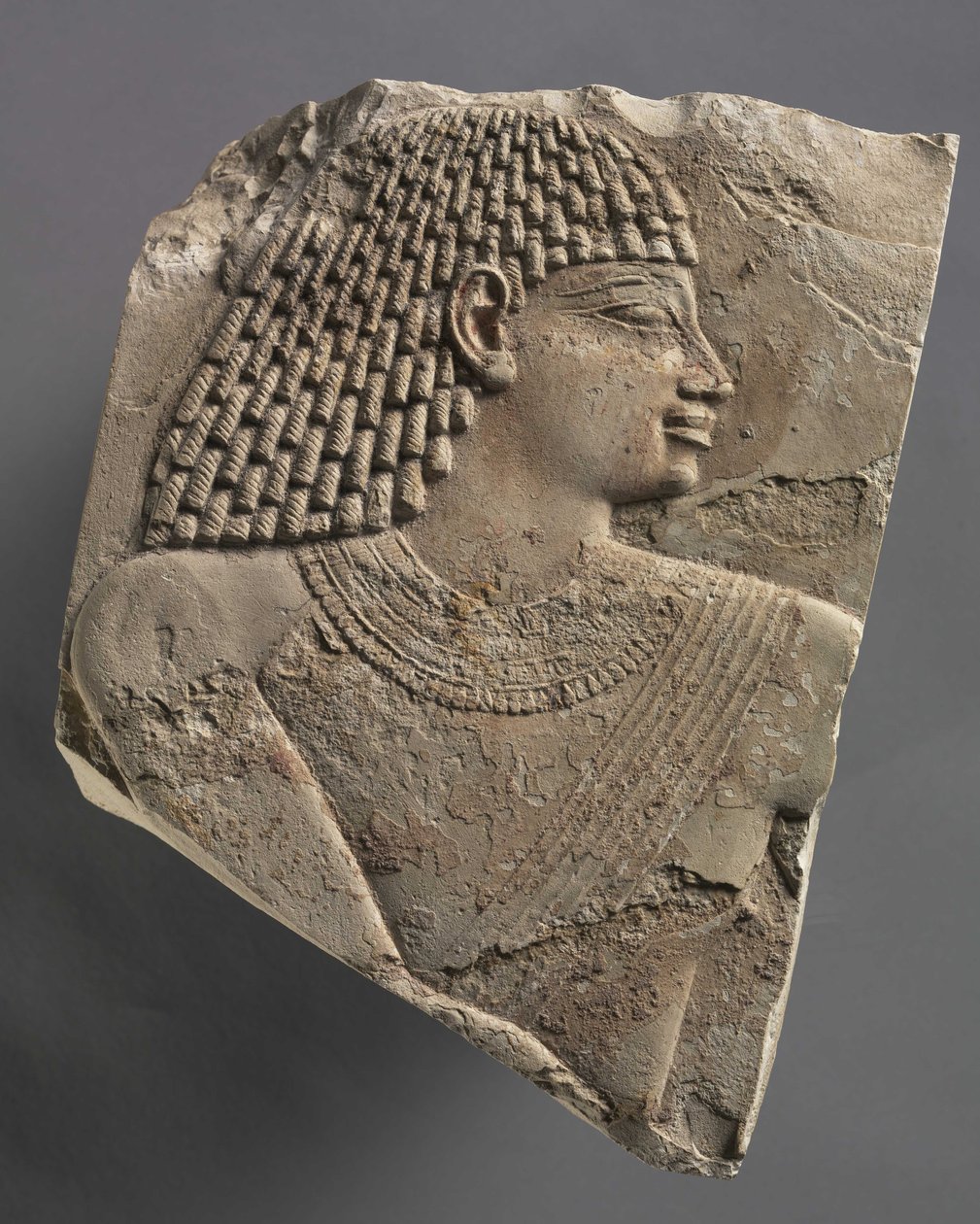 Pieni miehen pää, n. 667-647 eKr tekijältä Late Period Egyptian