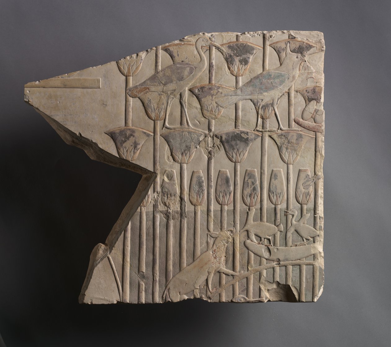Spearing Fish, noin 667-647 eKr tekijältä Late Period Egyptian