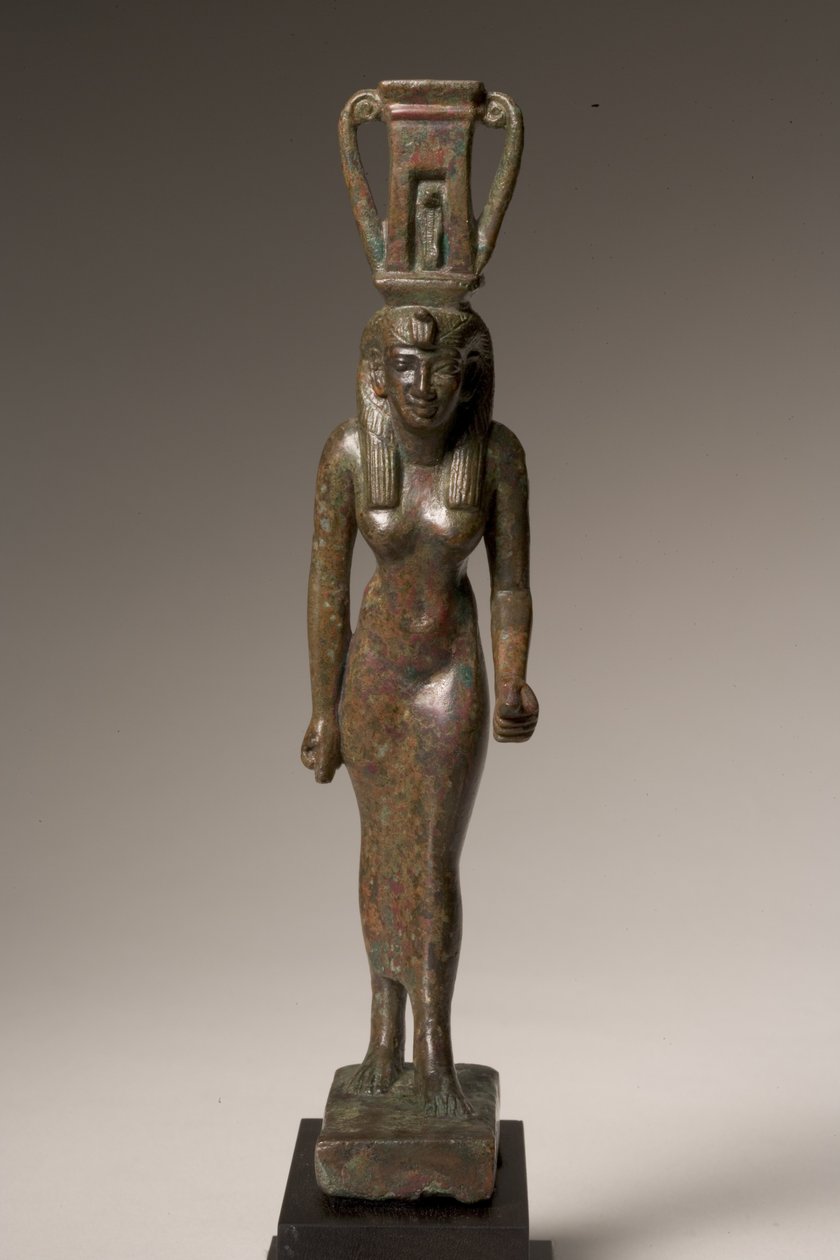 Nebet-hetepet jumalatar patsas (pronssi) tekijältä Late Period Egyptian