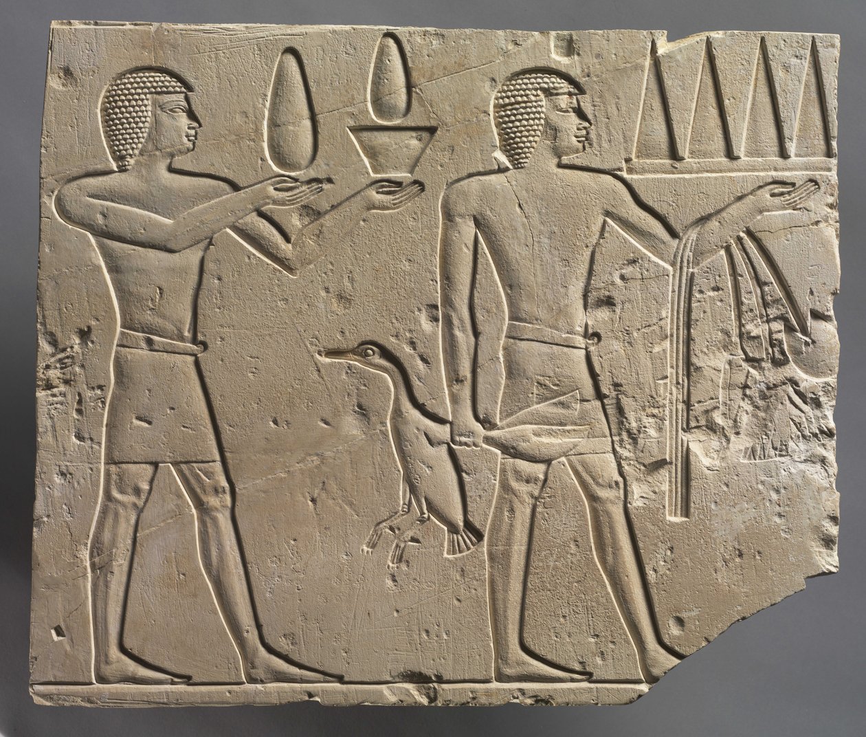 Kaksi uhrinantajaa, n. 667-647 eKr tekijältä Late Period Egyptian