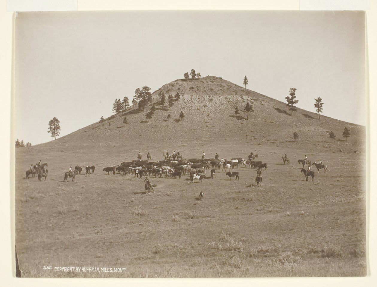 Työskentelee pieni joukko kukkuloilla, c. 1900. tekijältä Laton Alton Huffman